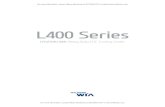 Hyundai Wia L400 CNC Lathes Hyundai Wia - HILLARY MACHINERY · 2010. 10. 10. · L400 Series CNC Turning Center Box Guideway For all axes of the L400 series, Box guideways provide