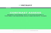59339 A02 Whitepaper Contrast Assess · Like SAST, DAST tools are very slow, with a typical scanning activity taking hours, if not days, to complete. Contrast Assess performs a complete