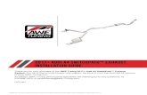AWE Tuning 2017+ Audi A4 SwitchPath™ Exhaust...Secor Ltd. (AWE Tuning) warrants this 2017+ Audi B9 A4 SwitchPath Exhaust System to the original retail purchaser (Consumer) against