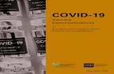 COVID-19 ... offering printable posters and stickers, slide presentations, social media sample messages