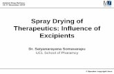 Spray Drying of Therapeutics: Influence of Excipients · 2017. 10. 9. · In study 3 dose levels-120 mg or 240 mg once daily or 240 mg twice a day Decrease in P.aeruginosa density,