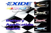 BATTERY REPLACEMENT DATA BOOK FOR BATTERY ......Acid is in a gel form. • Install at any angle–battery is completely leak-proof. Even when upside down. EXIDE BATTERIES 2002 EDITION