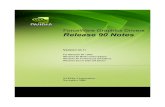 ForceWare Graphics Drivers Release 90 Notes · 2020. 3. 15. · NVIDIA Corporation i ForceWare Graphics Drivers Release 90 Notes 1. Introduction to Release 90 Notes Structure of the