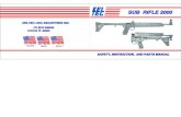 KELTEC CNC INDUSTRIES INC...KEL- TEC SUB RIFLE SAFETY, INSTRUCTION & PARTS MANUAL STATEMENT OF LIABILITY This rifle may be classified as a dangerous weapon and is surrendered by KEL-