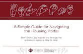 A Simple Guide for Navigating the Housing Portal Portal Guid… · Step 16: Living Learning Communities (LLCs) Read about each of the Living Learning Communities offered to First