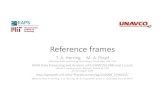 Reference framesgeoweb.mit.edu/gg/courses/202008_UNAVCO/pdf/31-ref_frames.pdfReference frames T. A. Herring M. A. Floyd Massachusetts Institute of Technology, Cambridge, MA, USA GNSS