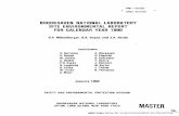 International Atomic Energy Agency...BM>~52322 DE92 013706 BROOKHAVEN NATIONAL LABORATORY SITE ENVIRONMENTAL REPORT FOR CALENDAR YEAR 1990 R.P. Miltenberger, B.A. Royce, and J.R. Naidu