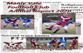 THE OFFICIAL JOURNAL OF THE MANLY VALE...THE OFFICIAL JOURNAL OF THE MANLY VALE FOOTBALL CLUB Established 1951 2020 Roll of Honour Division Champions: W14/1, WPL, WO40/1A, AL2, AL/3