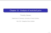 Chapter 11: Analysis of matched pairsChapter 11: Models for Matched Pairs Example: Prime minister approval (PMA) data. n ++ = 1600 voting age British citizens were asked if they approved