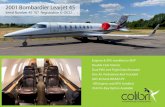 2001 Bombardier Learjet 45...2001 Bombardier Learjet 45 serial number 45-167  +44 (0) 203 551 8007 enquiries@colibriaircraft.com Specifications, descriptions, terms, and …