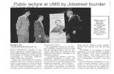 Public lecture at UMS by Jobstreet found'ereprints.ums.edu.my/12467/1/nc0000005470.pdf · 2017. 11. 20. · Public lecture at UMS by Jobstreet found'er. N .1' 1" .3, I ';).... ~ .:l.-t'I