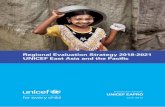 Regional Evaluation Strategy 2018-2021 UNICEF East Asia ... › eap › sites › unicef.org.eap...UNEDAP United Nations Evaluation Development for Asia and the Pacific UNEG United