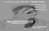 DOSSIER DE PRESSE • 2020/2021 · 2020. 9. 28. · Suzanne Dellal Center de Tel Aviv, et au Karmiel Dance Festival, ainsi qu’en Turquie à l’Opéra et au Centre Culturel Français