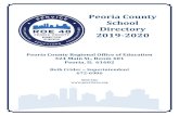 Peoria County School Directory 2019-2020peoriaroe.org/wp-content/uploads/2019/11/2019-2020-Directory.pdfPeoria County School Directory 2019-2020 . Peoria County Regional Office of
