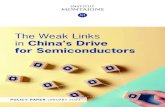 The Weak Links in China's Drive for Semiconductors · 2021. 1. 13. · The Weak Links in China's Drive for Semiconductors Institut Montaigne is a nonprofit, independent think tank