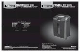 POWERSHRED 73Ci POWERSHRED 73Ci - Fellowes...Mexico +1-800-234-1185 United States +1-800-955-0959 Questions or Concerns? TroubleshootingTroubleshooting Registration Manuals Customer