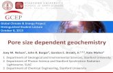 Pore size dependent geochemistry...• Controlled Pore Glass (SiO 2(am)) –Macroporous (300 nm): 8.58 m2 g-1 –Mesoporous 2(13.9 nm): 174 m g-1 –Each batch contained equivalent