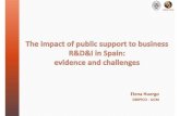 Elena Huergo - Fedea · 2020. 10. 1. · Barajas, Huergo & Moreno (2016, J SMALL BUS MANAGE) Sameorigin. Results: The completion of a Eureka project has a positive influence over