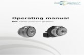 Operating manual - Meliormotion · 2019. 3. 19. · The operating manual must be kept within easy reach near the machine. 1.2 Safety and warning notices ... According to the Machinery