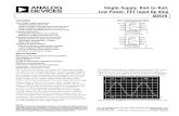 Single-Supply, Rail-to-Rail, Low Power, FET Input Op Amp AD820 · 2017. 2. 23. · Single-Supply, Rail-to-Rail, Low Power, FET Input Op Amp AD820 Rev. H Information furnished by Analog