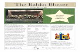 The Baldin Blotter 27... · and then loses it on his way home. As we read this story, students will describe the characters, including how they feel and respond to challenges, the