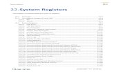 22. System Registers - Weintek · 2020. 11. 5. · LW-9041 (16bit) : touch status word(bit 0 on = user is touching the screen) R R R Y LW-9042 (16bit) : touch x position R R R Y .