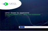 UFO: Guide for applicants...technology/ embedded KET SME and one market SME from one of the six targeted emerging industries. Proposal applications from cross-border consortia (SMEs