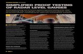 TECHNICAL FEATURE TANK GAUGING SIMPLIFIED PROOF …€¦ · Title: Article: Simplified proof-testing of radar level gauges, Tank Storage Magazine March 2020 Author: Rosemount - Emerson