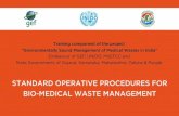 ESMWI | Environmentally Sound Management of Medical Wastes ... · Objectives of SOP Biomedical Waste Management is process dependent and not person dependent. The Standard Operative