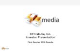 CTC Media, Inc. Investor Presentation...CTC Media, Inc. Investor Presentation First Quarter 2010 Results 1 The Leading Independent Media Company in Russia and the CIS FREE-TO-AIR CTC