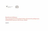 Rainforest Alliance Uso excepcional de plaguicidas altamente … · 2017. 12. 6. · 2. Política: Uso de plaguicidas Altamente Peligrosos OMS/FAO hasta el 30 de Junio, 2020 2.1.