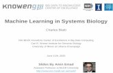 Machine Learning in Systems Biology - publish.illinois.edupublish.illinois.edu/compgenomicscourse/files/2020/06/08...2020/06/08  · Machine Learning in Systems Biology Charles Blatti