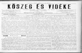 Kőszeg és Vidéke - koszeg-konyvtar.hu › sites › default › files › 1908-08-23.pdf · A Pann néni állítási szerina mét kevég olyas lakan i volt a határban mer, olt