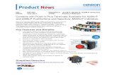 A22N-P and A30N-P Switches, M22N-P Indicators Product Release Documents/Omron... · 2019. 1. 9. · 1 NO: SW-094 PRODUCT: A22N-P, M22N-P, A30N-P Switches DATE: July 2017 TYPE: Product