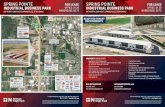 SPRING POINTE FOR LEASE SPRING POINTE FOR LEASE …...spring pointe industrial business park 687 north 2000 west, springville, utah 84663 spring pointe industrial business park 687