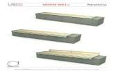 MOKO WALL Panchina - All Urban€¦ · The sitting for walls MOKO , available in three different compositions is composed of a series of wooden profiles of equal length but of different