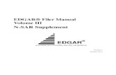 EDGAR Filer Manual (Volume III) N-SAR Supplement (Version 4) · 2014. 10. 20. · October 2014 EDGAR Filer Manual (Volume III) Updates. On October 20, 2014, EDGAR Release 14.2 will