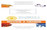 San Diego Shambhala Meditation Center 6727 Flanders Drive ...Membership is a gesture of support to Shambhala principles and practices, and is expressed in the following four areas: