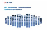 ZYCOO IP Audio Solution Whitepaper 20200326 › ...IP Audio Solution Whitepaper 1 | ZYCOO Co., Ltd. 1. Solution Overview ZYCOO IP Audio Solution is an all-in-one IP audio communication