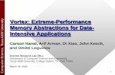 Vortex: Extreme-Performance Memory Abstractions for Data ......Computer Science, Texas A&M University 1 Vortex: Extreme-Performance Memory Abstractions for Data-Intensive Applications