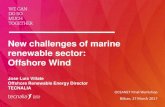 New challenges of marine renewable sector: Offshore Wind...New challenges of marine renewable sector: Offshore Wind Jose Luis Villate Offshore Renewable Energy Director TECNALIA OCEANET