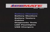 TecMate Battery Chargers and Jump Starters Catalog...Optimate PRO-S TS171 OptiMate PRO-S 4A 1-bank prof. charger 1 12V 4A 0.1A NEW / 2A / 4A 8 Activate new battery in one hour. Recover