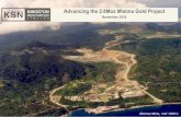 Advancing the 2.8Moz Misima Gold Project · 2019. 4. 18. · Existing 2.8Moz resource •82.3Mt @ 1.1 g/t Au & 5.3 g/t Ag1 •Open along strike and down dip •Significant untapped