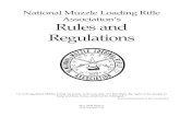 National Muzzle Loading Rifle Association’s Rules and ... Range Rules.pdfNational Muzzle Loading Rifle Association’s Rules and Regulations “A well regulated Militia, being necessary
