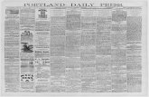Portland daily press (Portland, Me.). 1890-12-08 [p ]. · 2018. 12. 31. · ’’ between ^12 NOTICE, TEN tenements, two hams, two tactorles u„„„ watei powers, machinery aud