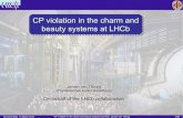 CP violation in the charm and beauty systems at LHCbmoriond.in2p3.fr/QCD/2012/TuesdayMorning/vanTilburg.pdf · 2012. 3. 14. · Moriond QCD, 13 March 2012 CP violation in the charm