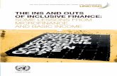 The Ins and Outs of Inclusive Finance: Some lessons from Microfinance and Basic … · 2020. 9. 2. · The Ins and Outs of Inclusive Finance: Some lessons from Micronance and Basic