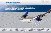 Product cataLoGuE Complete ClIp system for fIxIng long metal …kmt.com.tr/download/Bjarnes-Klips-Vida.pdf · 2017. 7. 6. · BSC28 LBT130. LWC/Wood screw 6,0x130mm 500. LBSR120 Light