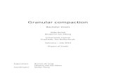 Granular compaction - Universiteit Twenteessay.utwente.nl/65490/1/Elburg_Rolink_Bachelorverslag.pdf · 2014. 7. 16. · Granular compaction Bachelor thesis Mike Rolink Benjamin van