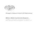 Assessment Technical Manual, Volume 7: Alternate Assessment - … · 2020. 5. 14. · OregonDepartmentofEducation’’ ’ ’ ’ 2011–2012’Technical’Report’’ Oregon’s)Alternate)Assessment)System)